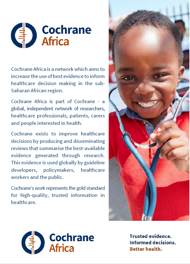 Cochrane Africa Brochure Cover Page